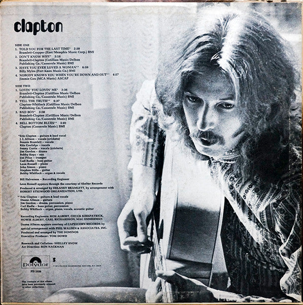 Eric Clapton : Clapton (LP, Comp, Ter)