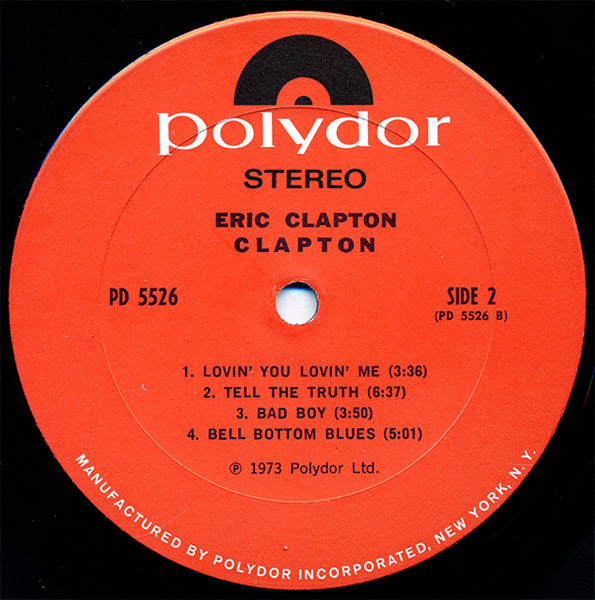 Eric Clapton : Clapton (LP, Comp, Ter)