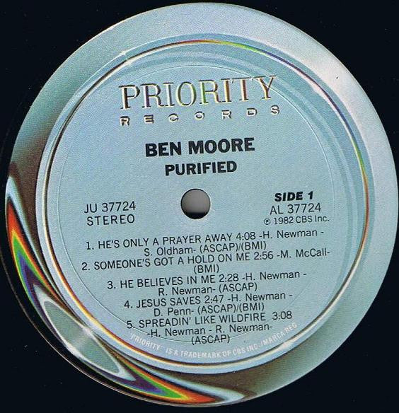 Ben Moore (2) : Purified (LP, Album)