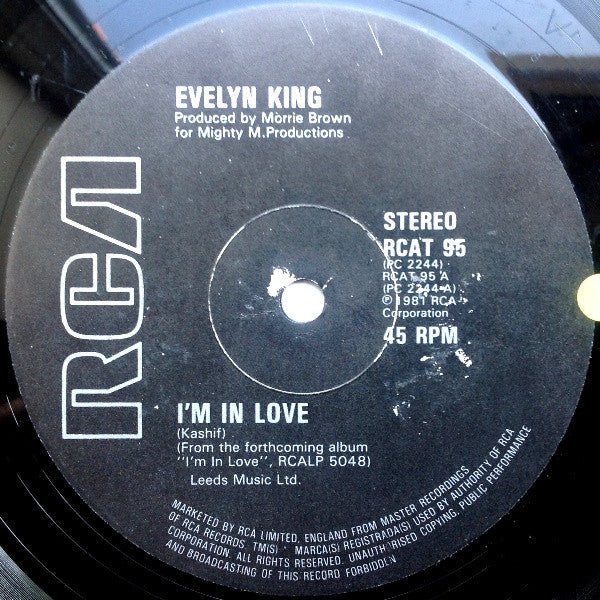 Evelyn King : I'm In Love (12", Single)