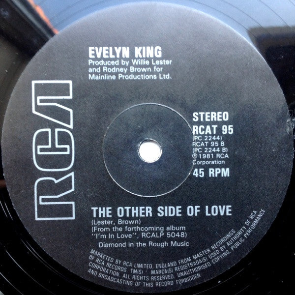 Evelyn King : I'm In Love (12", Single)