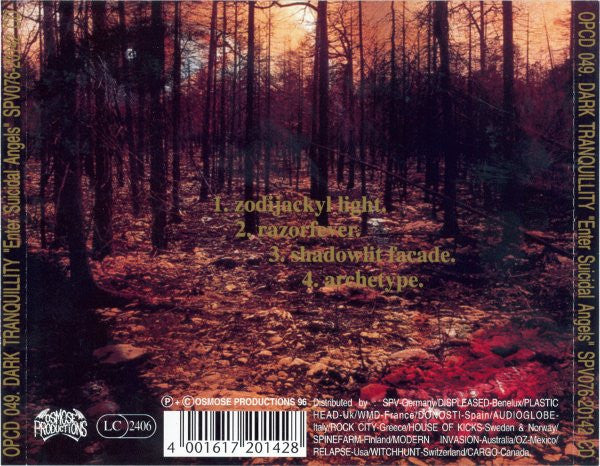 Dark Tranquillity : Enter Suicidal Angels (CD, EP)