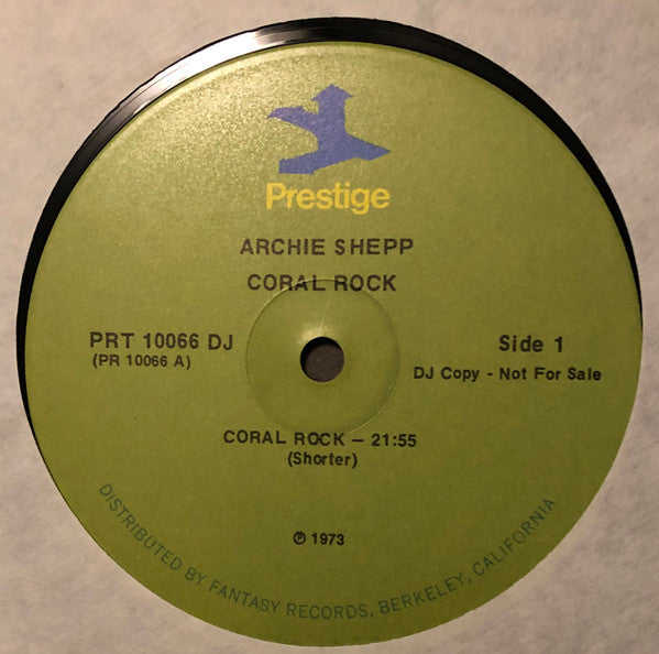 Archie Shepp : Coral Rock (LP, Album, RE, DJ )
