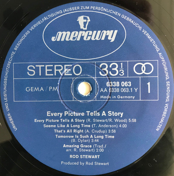 Rod Stewart : Every Picture Tells A Story (LP, Album, RE)