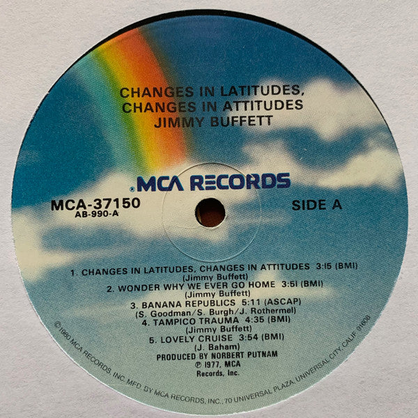Jimmy Buffett : Changes In Latitudes, Changes In Attitudes (LP, Album, Glo)