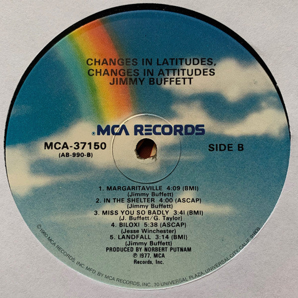 Jimmy Buffett : Changes In Latitudes, Changes In Attitudes (LP, Album, Glo)