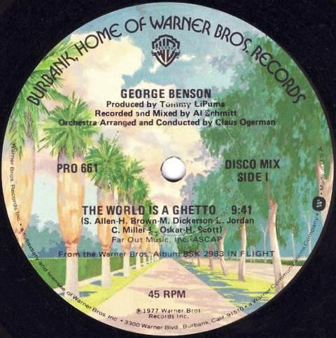 George Benson : The World Is A Ghetto (12", Promo)