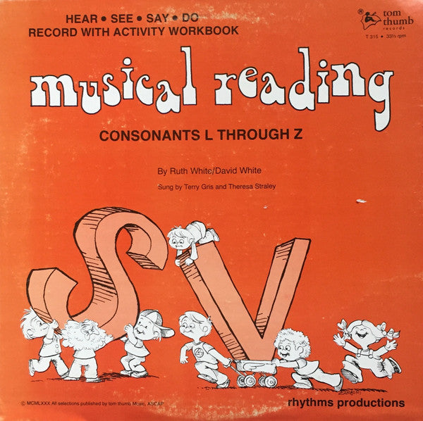 Ruth White & David White : Musical Reading: Consonants L Through Z  (LP)