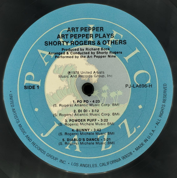 Art Pepper : Art Pepper Plays Shorty Rogers & Others (LP, Album)