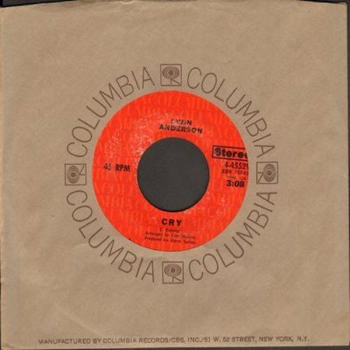 Lynn Anderson : Cry (7", Single, Styrene)