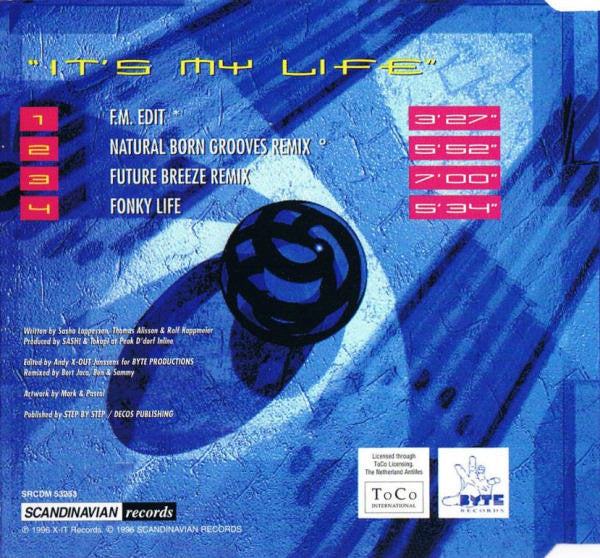 Sash! : It's My Life (CD, Maxi)