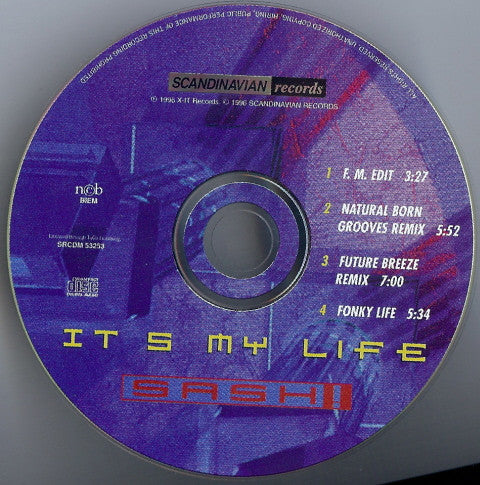 Sash! : It's My Life (CD, Maxi)