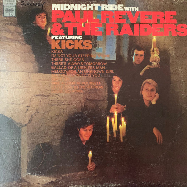 Paul Revere & The Raiders : Midnight Ride (LP, Album, Mono, A)
