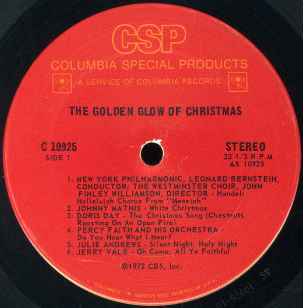 Various : The Golden Glow Of Christmas (LP, Comp)