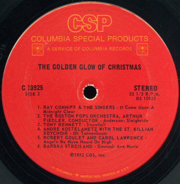 Various : The Golden Glow Of Christmas (LP, Comp)