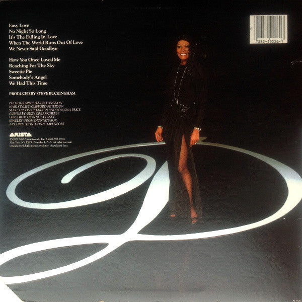 Dionne Warwick : No Night So Long (LP, Album, San)