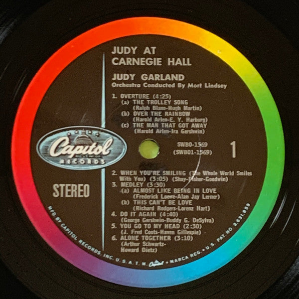 Judy Garland : Judy At Carnegie Hall - Judy In Person (2xLP, Album, Los)