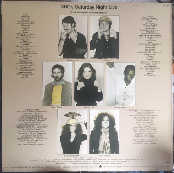Various : NBC's Saturday Night Live (LP, Album, Club, RE, CRC)