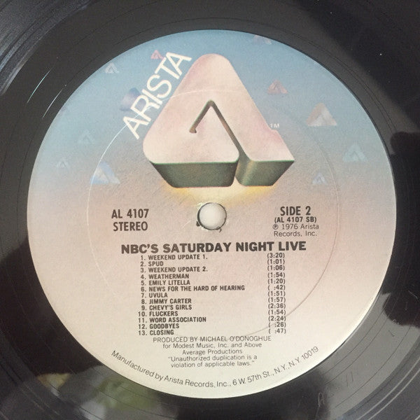 Various : NBC's Saturday Night Live (LP, Album, Club, RE, CRC)