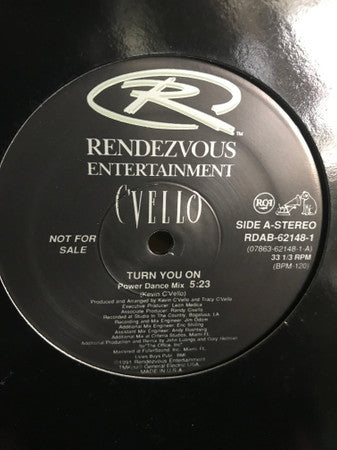 C'Vello : Turn You On (12", Promo)