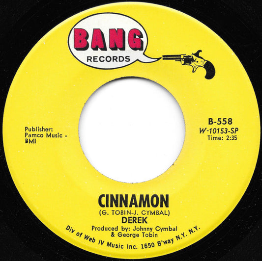 Derek (3) : Cinnamon / This Is My Story (7", Spe)