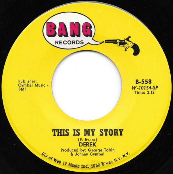 Derek (3) : Cinnamon / This Is My Story (7", Spe)