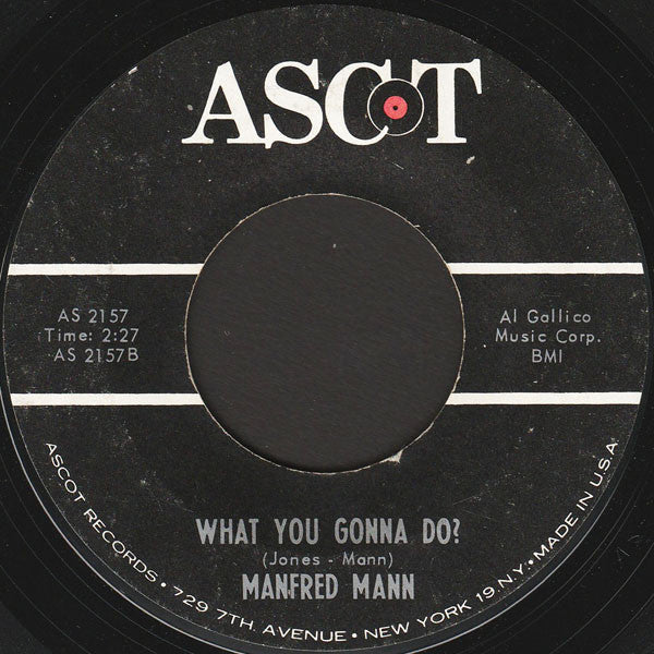 Manfred Mann : Do Wah Diddy Diddy (7", Single, Styrene, Ter)