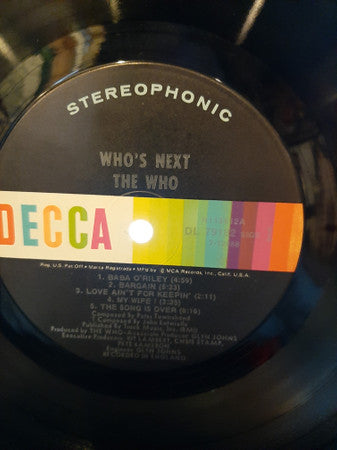 The Who : Who's Next (LP, Album, Club)