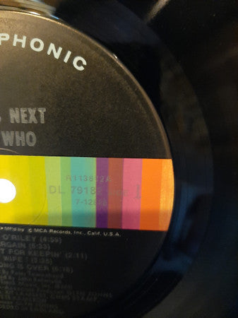 The Who : Who's Next (LP, Album, Club)