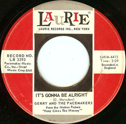Gerry And The Pacemakers* : It's Gonna Be Alright (7", RCA)
