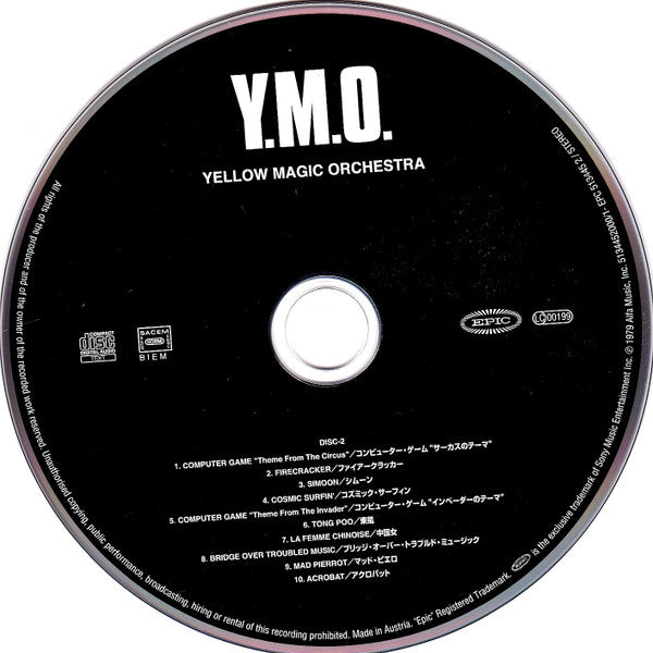 Yellow Magic Orchestra : Yellow Magic Orchestra USA & Yellow Magic Orchestra (CD, Album, RE, RM + CD, Album, RE, RM + Comp, RE, )