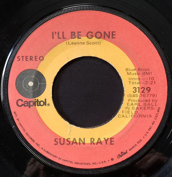 Susan Raye : Pitty, Pitty, Patter / I'll Be Gone (7", Single, Win)