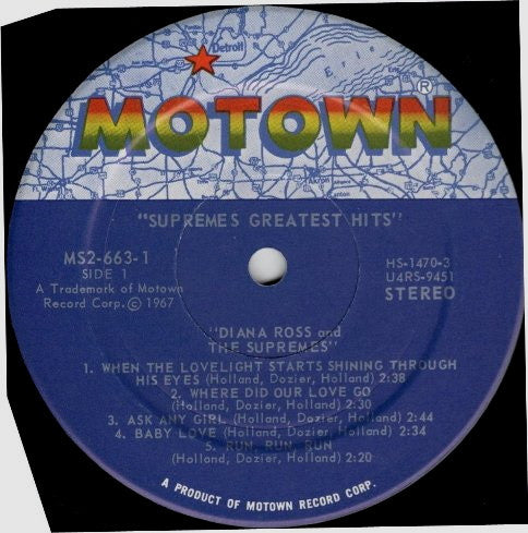 Diana Ross And The Supremes* : Greatest Hits (2xLP, Album, Comp, RE)