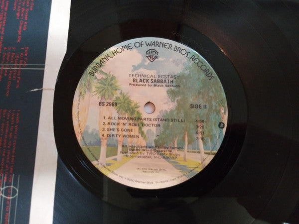 Black Sabbath : Technical Ecstasy  (LP, Album, Jac)