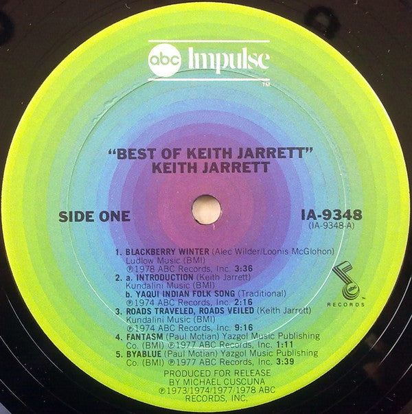 Keith Jarrett : Best Of Keith Jarrett (LP, Comp, Gre)