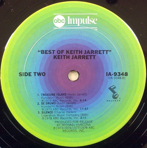 Keith Jarrett : Best Of Keith Jarrett (LP, Comp, Gre)