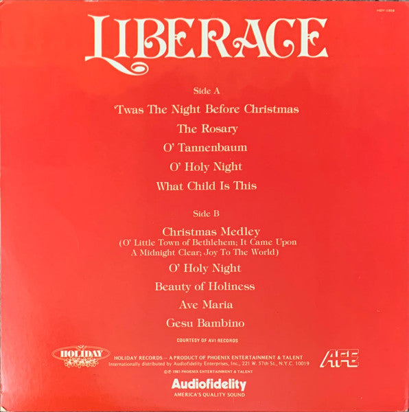 Liberace : 'Twas The Night Before Christmas (LP, Comp)