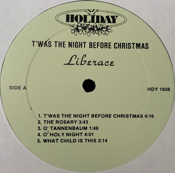 Liberace : 'Twas The Night Before Christmas (LP, Comp)