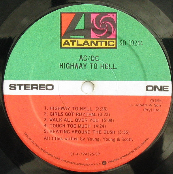 AC/DC : Highway To Hell (LP, Album, Spe)
