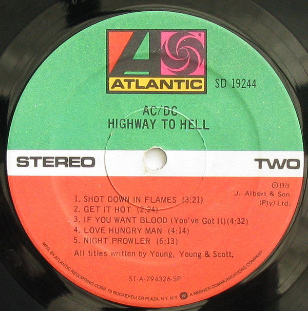 AC/DC : Highway To Hell (LP, Album, Spe)