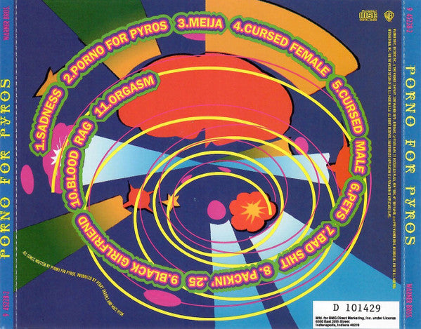Porno For Pyros : Porno For Pyros (CD, Album, Club, ARC)