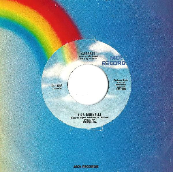 Liza Minnelli : Cabaret / Maybe This Time (7", RE)
