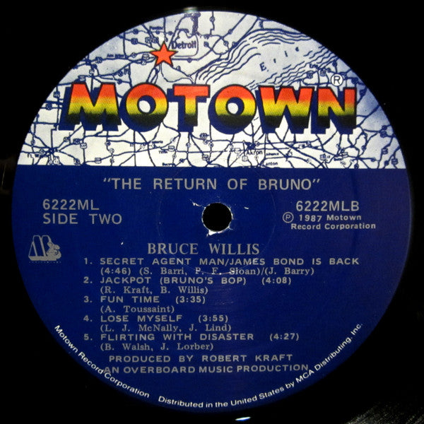 Bruce Willis : The Return Of Bruno (LP, Album)