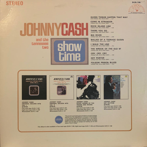 Johnny Cash And The Tennessee Two* : Showtime (LP, Comp)