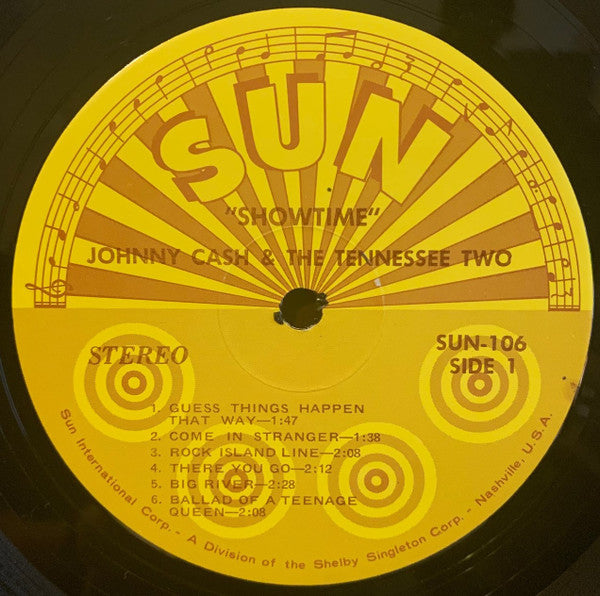 Johnny Cash And The Tennessee Two* : Showtime (LP, Comp)