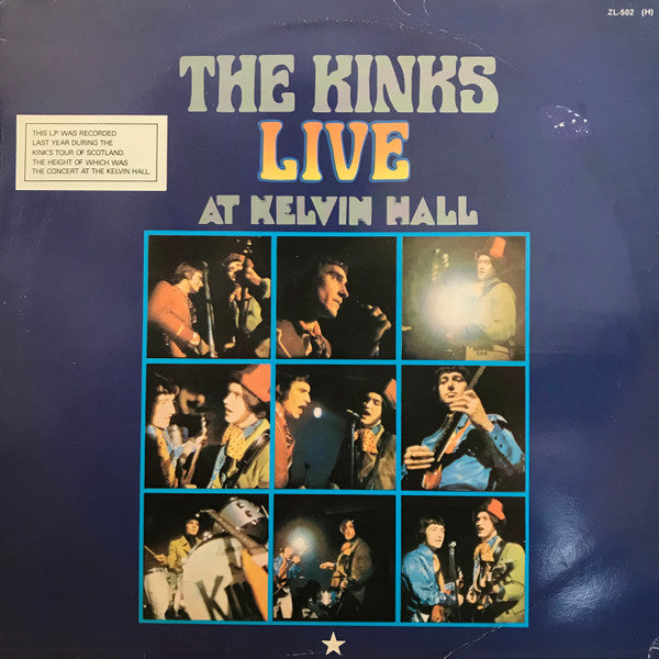 The Kinks : Live At Kelvin Hall (LP, Album, M/Print, RE)