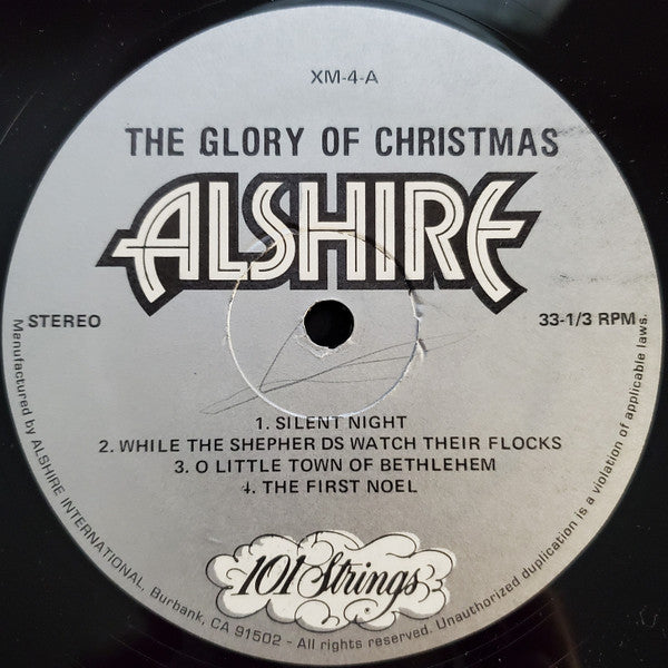 101 Strings : The Glory Of Christmas (LP, RE)