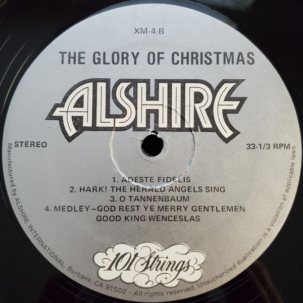 101 Strings : The Glory Of Christmas (LP, RE)