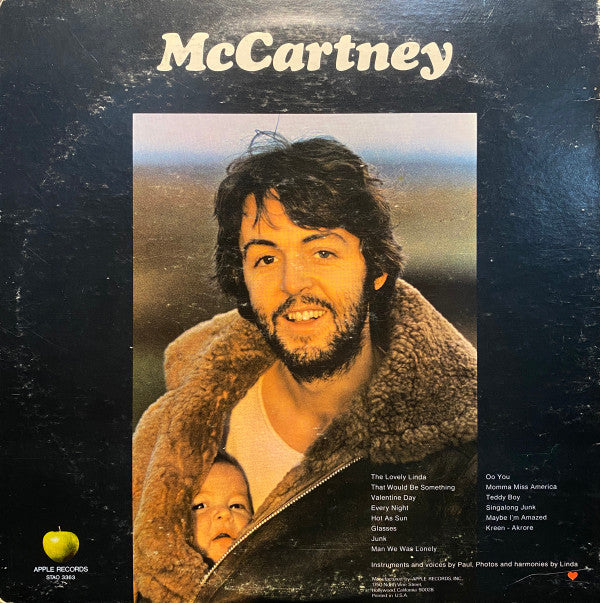 McCartney* : McCartney (LP, Album, Jac)