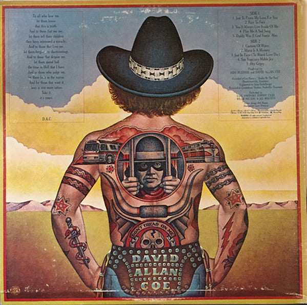 David Allan Coe : Tattoo (LP, Album)